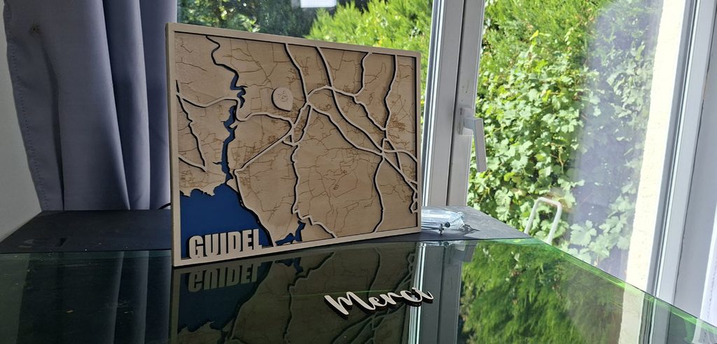 Atelier gravure laser à Guidel dans le Morbihan en Bretagne